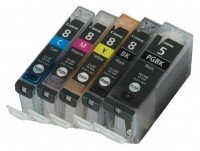 Canon compatible inktcartridges CLI-8 / PGI-5 set 5 stuks