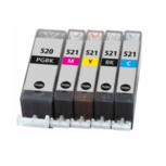 Canon pixma IP4700 compatible inktcartridges CLI-521 / PGI-520 set 5 stuks