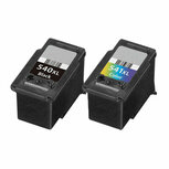 Canon compatible inktcartridges CL-541XL - PG-540XL set Zwart / Kleur