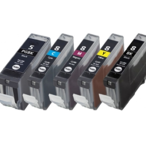 Huismerk Canon pixma ip5200 inkt cartridges CLI-8 / PGI-5 set MET CHIP! 