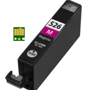 Huismerk Canon pixma IP4900 inkt cartridges CLI-526 Magenta met chip