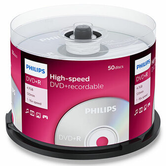 Philips DVD+R 4.7 GB 50 stuks