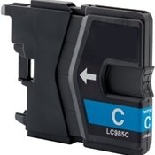 Brother compatible inktcartridges LC985 Cyan