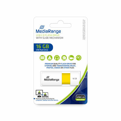 MediaRange Slide USB Stick 16 GB