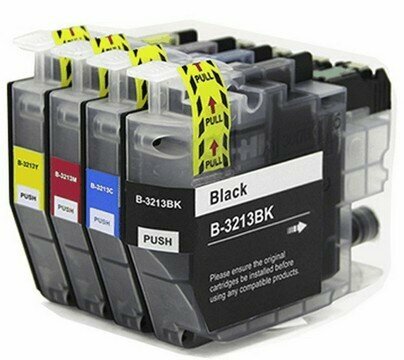 Brother MFC-J497DW compatible inktcartridges LC-3213 XL Set 4 stuks
