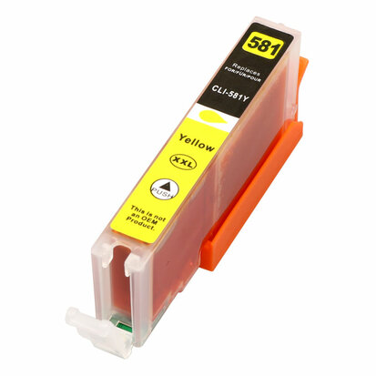 Canon pixma TS9550 compatible inktcartridges CLI-581 XL Yellow