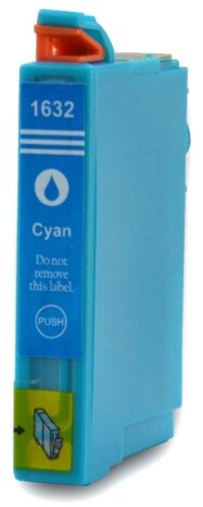 Huismerk Epson inkt cartridges T16 XL Cyan (T1632) 