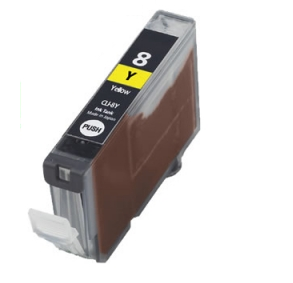 Canon pixma MP800R Compatible inkt cartridges CLI-8 Yellow met chip