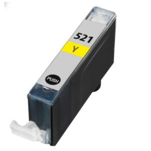 Canon pixma MP540 Compatible inkt cartridges CLI-521 Yellow met chip