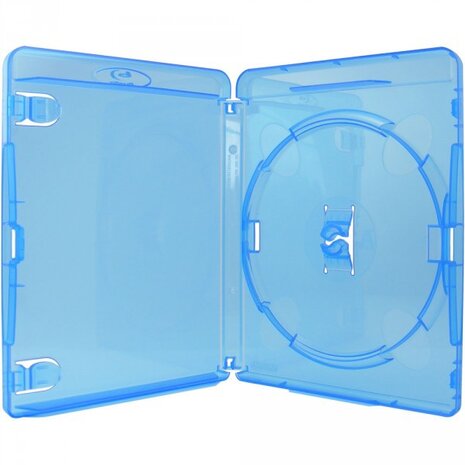 Amaray Blu-Ray doosjes transparant blauw 5 stuks 11mm