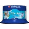Verbatim CD-R 700 MB AZO Inkjet Printable 50 stuks
