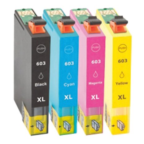 Epson inkt cartridges 603XL Set 4 Stuks huismerk