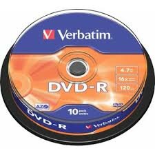 Verbatim DVD-R 4.7 GB Matt Silver 10 stuks