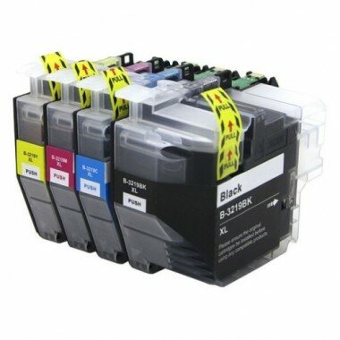Huismerk Brother inkt cartridges LC-3219 XL set 4 stuks
